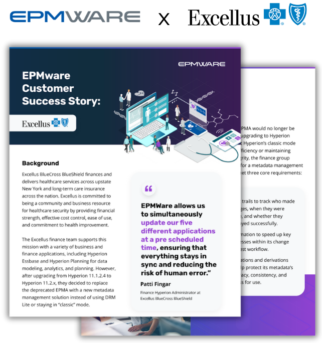 EPMware Success Story - Excellus BlueCross BlueShield